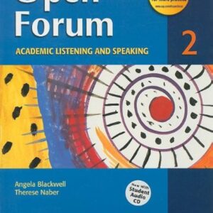 Open Forum - Academic listening and speaking 2 (PDF, Resources)