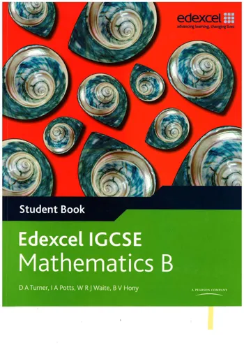 Edexcel IGCSE Mathematics B 2010