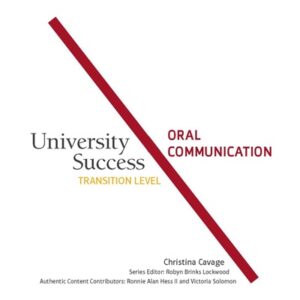 University Success Oral Communication Transition Level - Original PDF, Resources