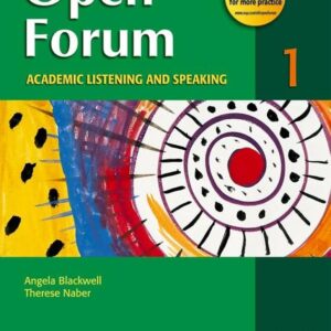 Open Forum - Academic listening and speaking 1 (PDF, Resources)