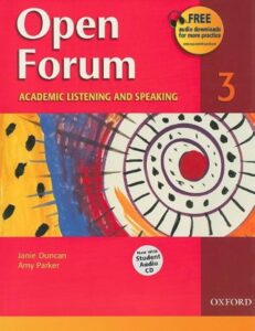 Open Forum – Academic listening and speaking 3 (PDF, Resources)