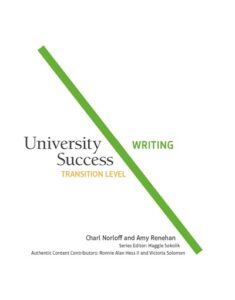 University Success Writing Transition – Original PDF, Resources